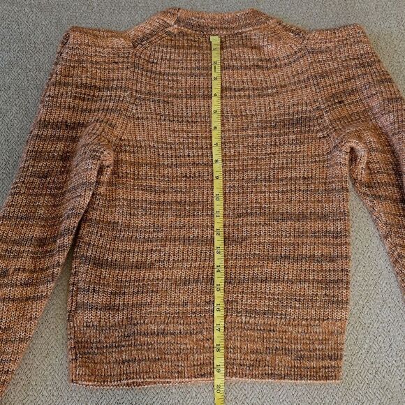 Madewell Brown Space-Dyed Prentess Wool Alpaca Blend Sweater - Size Small - Picture 13 of 14